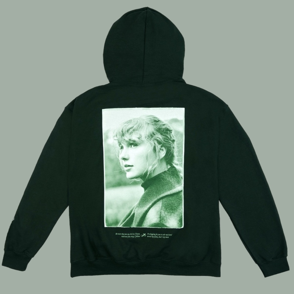 Taylor Swift Life Was A Willow Evergreen Hoodie Hooded Sweatshirt